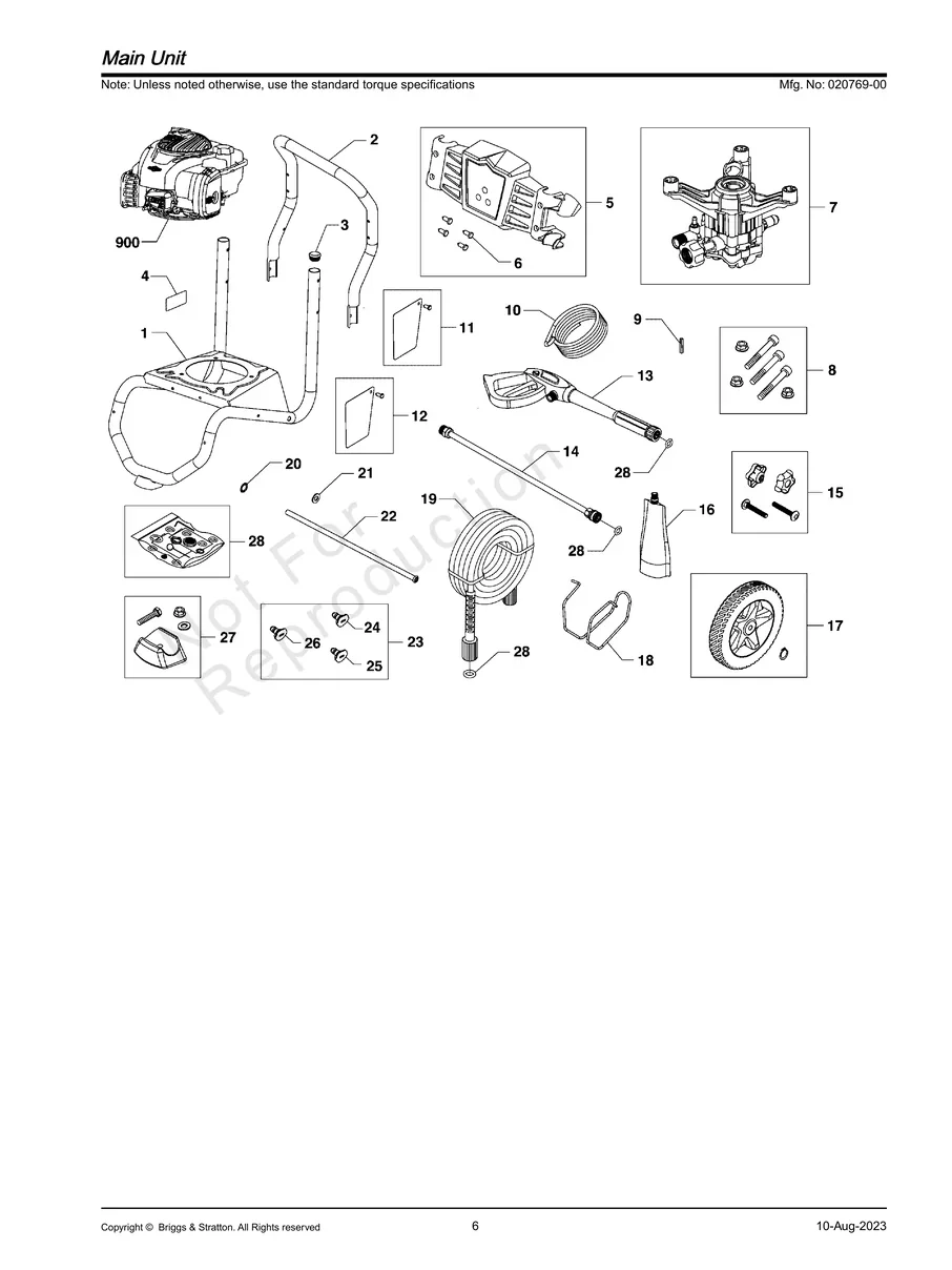 BRIGGS AND STRATTON, 020769-00, IPL.6
